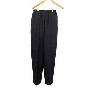 Blair Tummy Control Black Pants Sz 8 Elastic Waist Pockets Women's